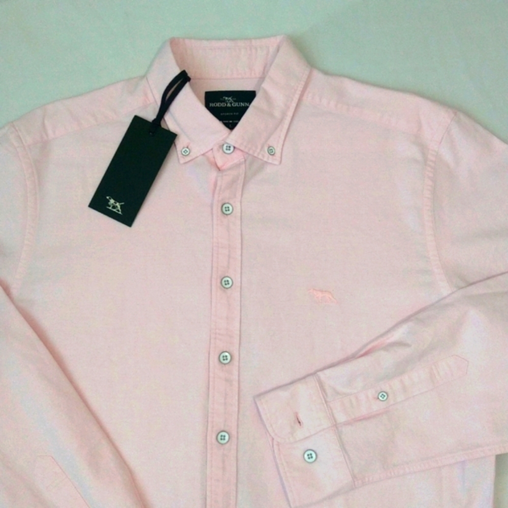 Rodd & gunn men's sports fit button down organic cotton blend Darlington shirt